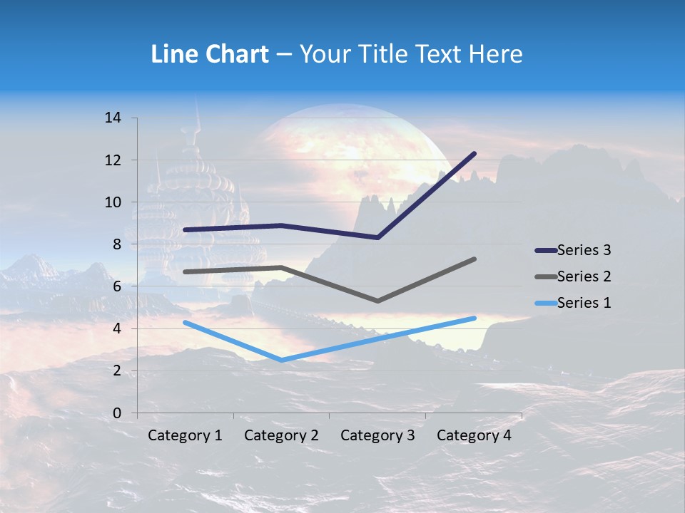 Castle White Lunar PowerPoint Template