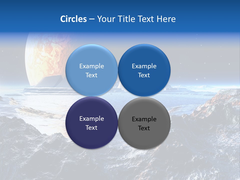 Planet Moons Digital PowerPoint Template