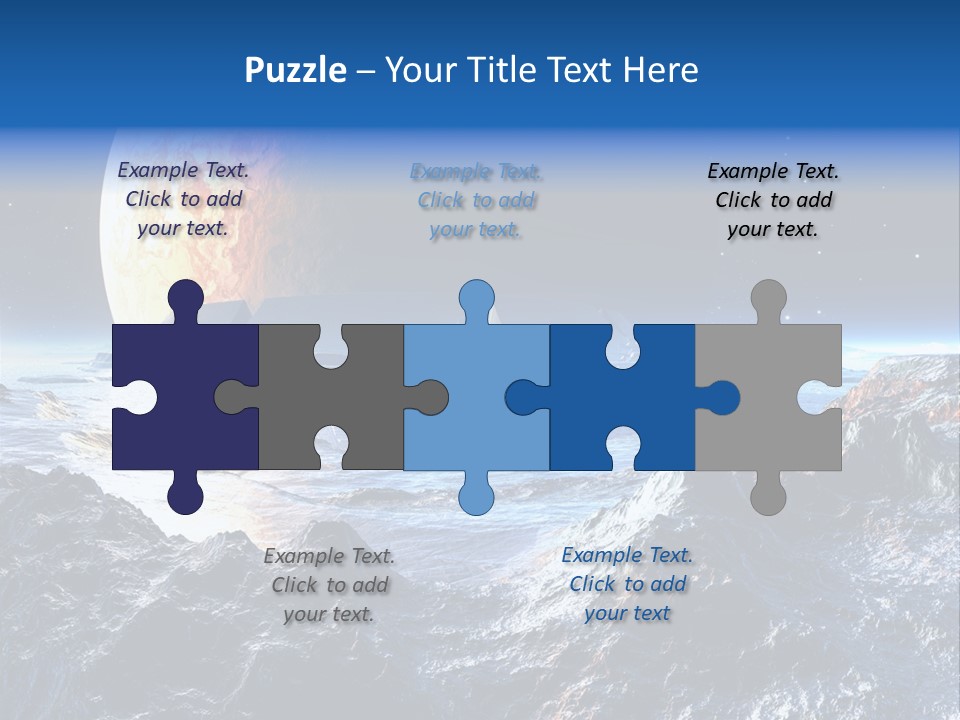 Planet Moons Digital PowerPoint Template