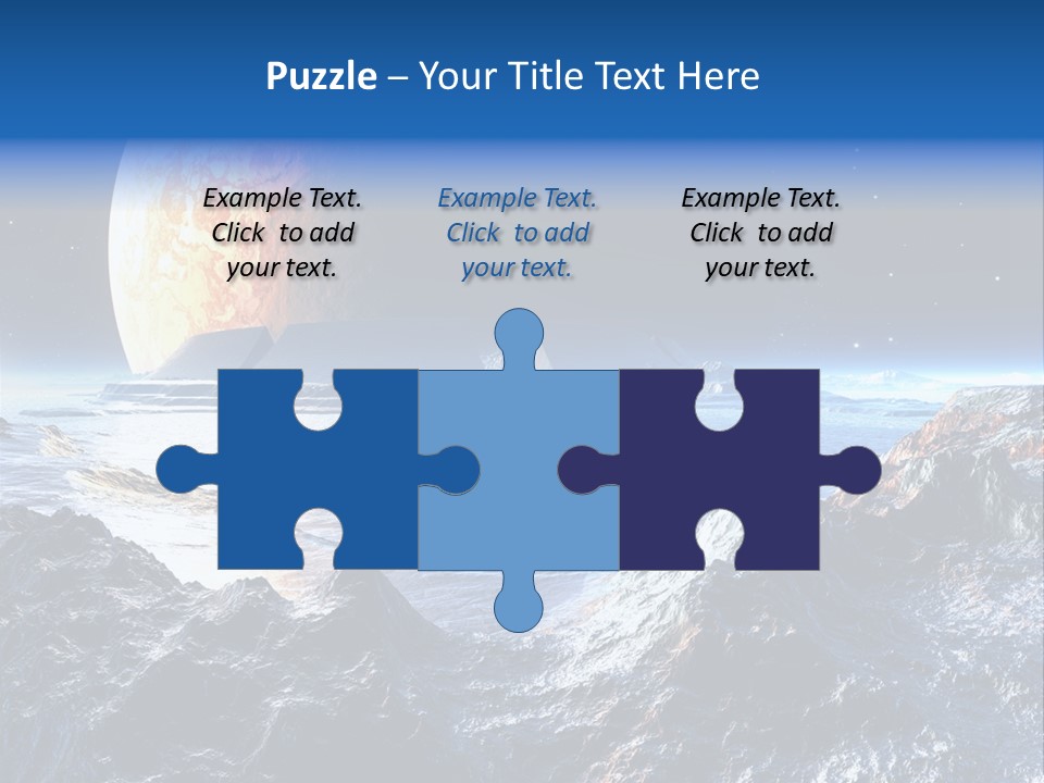 Planet Moons Digital PowerPoint Template