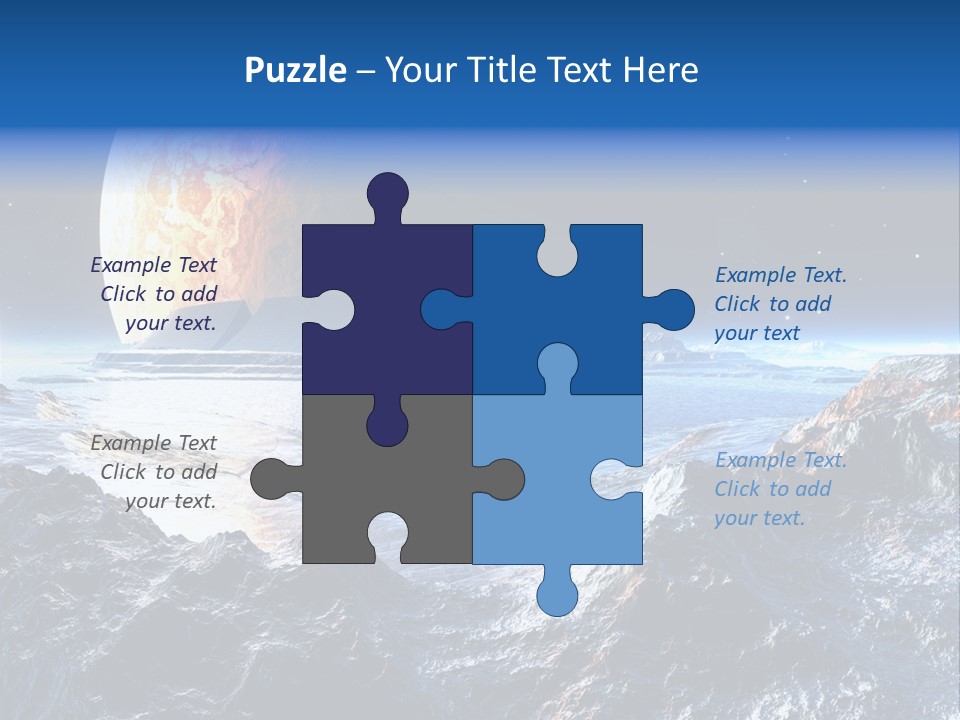 Planet Moons Digital PowerPoint Template