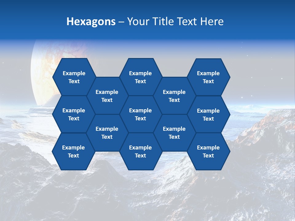 Planet Moons Digital PowerPoint Template