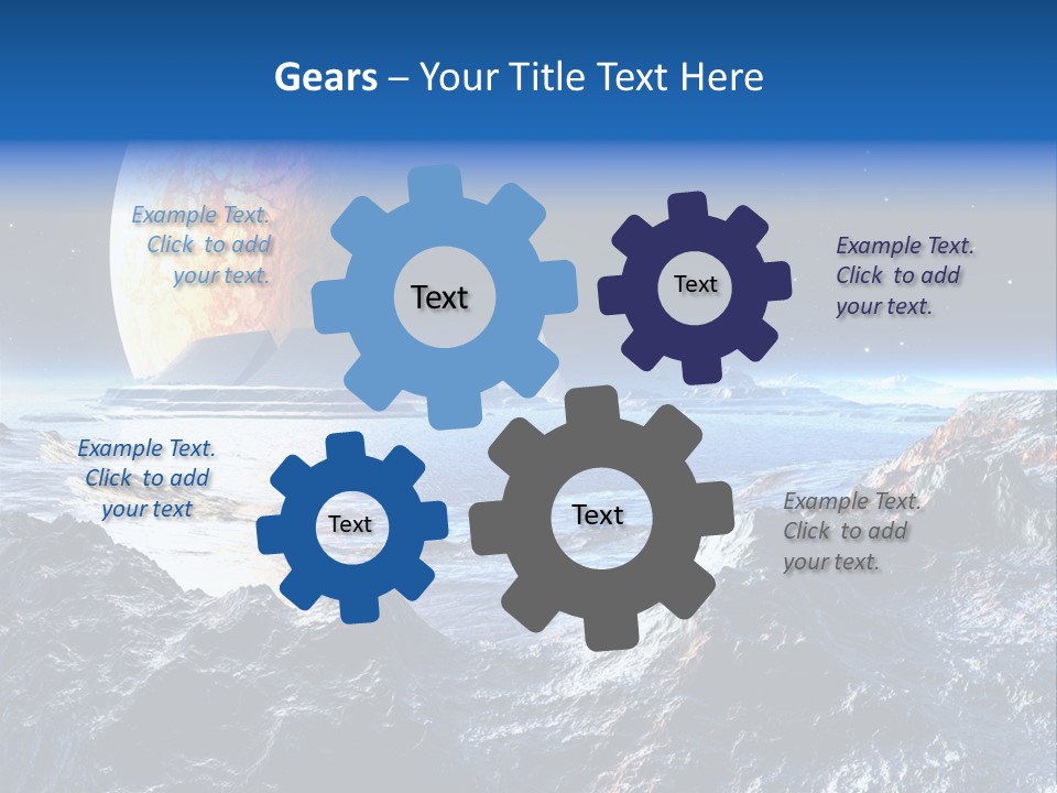 Planet Moons Digital PowerPoint Template