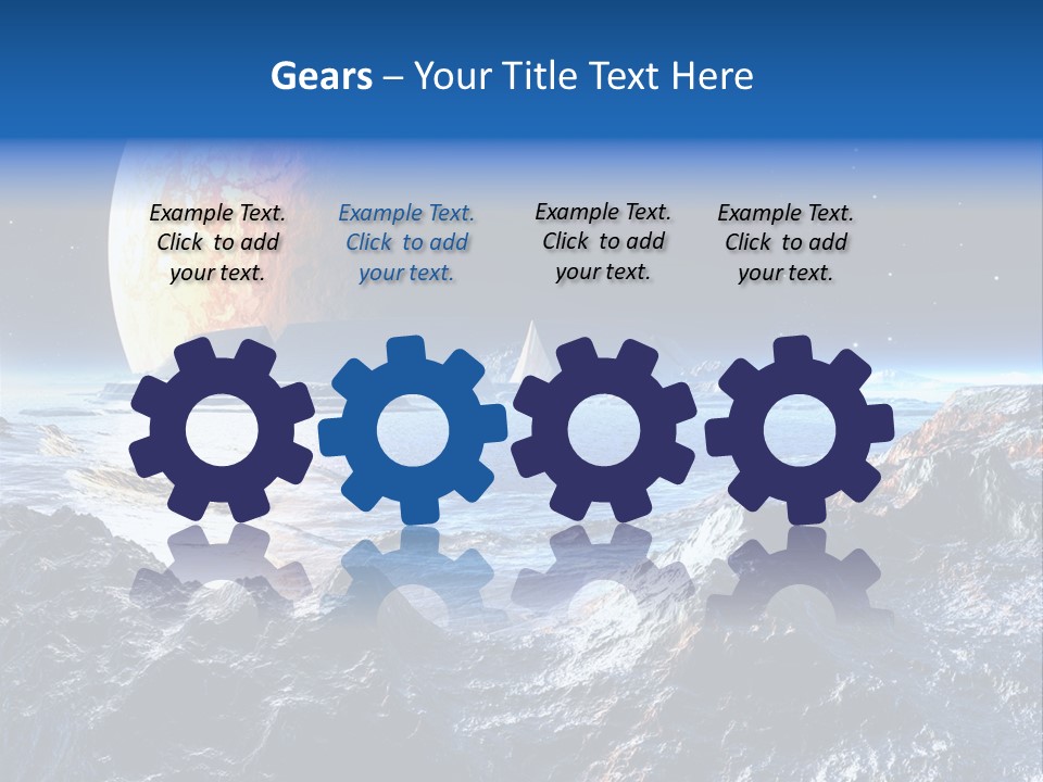 Planet Moons Digital PowerPoint Template