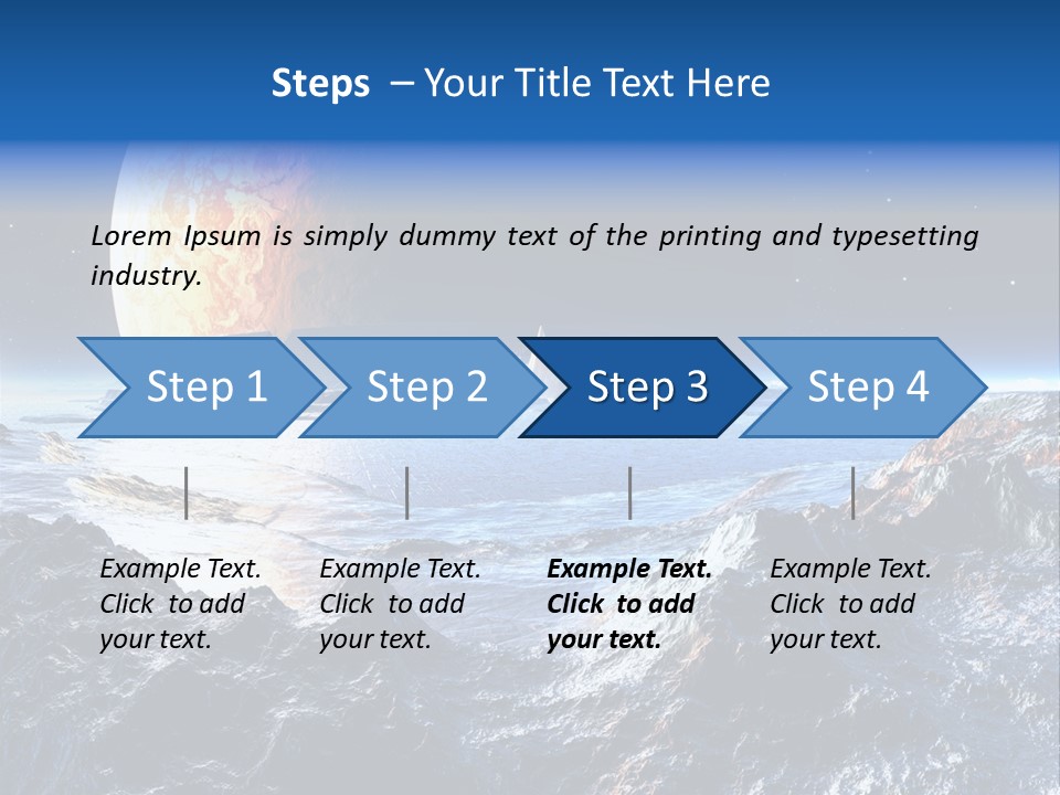 Planet Moons Digital PowerPoint Template
