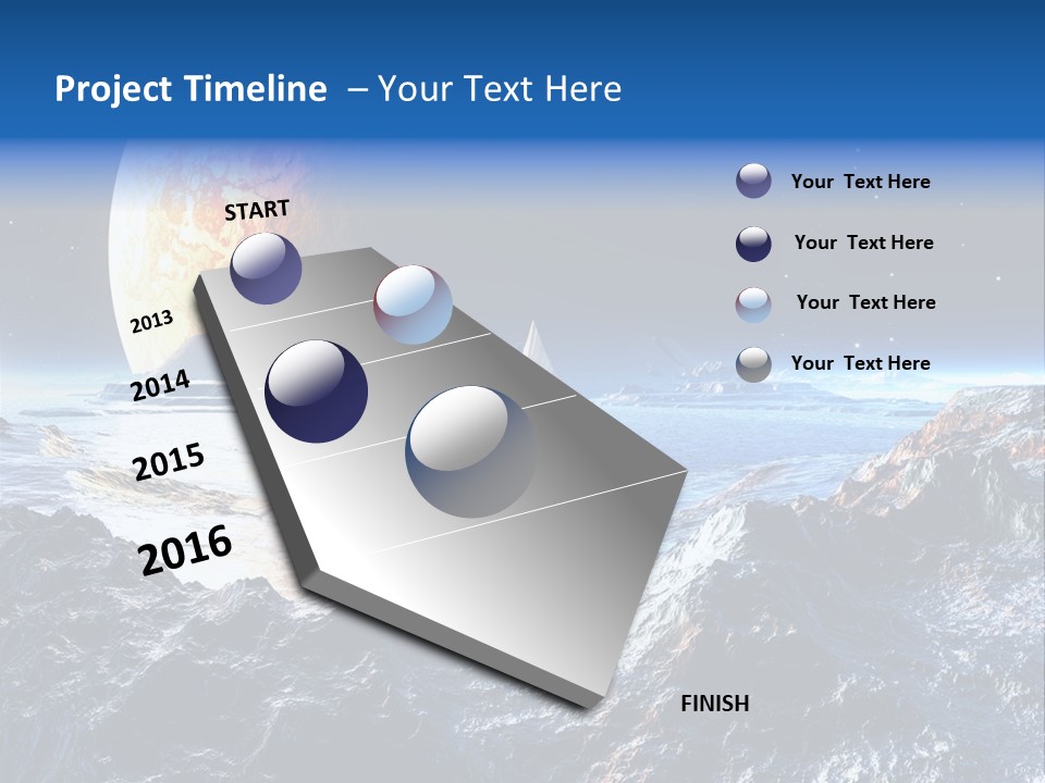 Planet Moons Digital PowerPoint Template