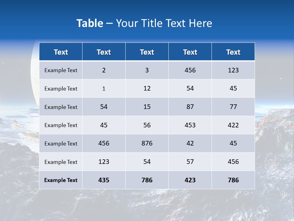 Planet Moons Digital PowerPoint Template