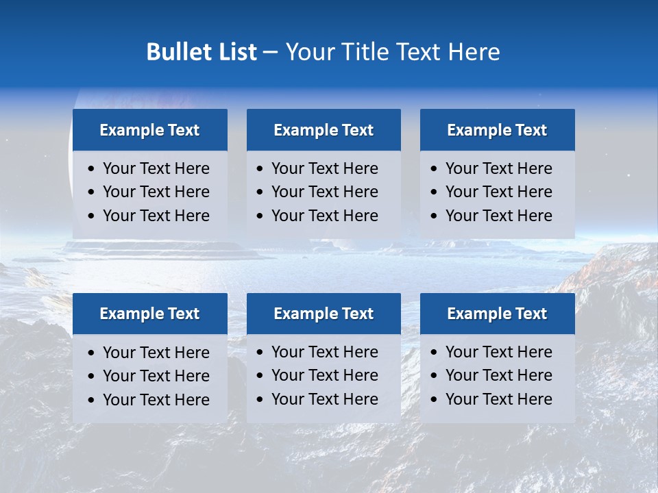 Planet Moons Digital PowerPoint Template