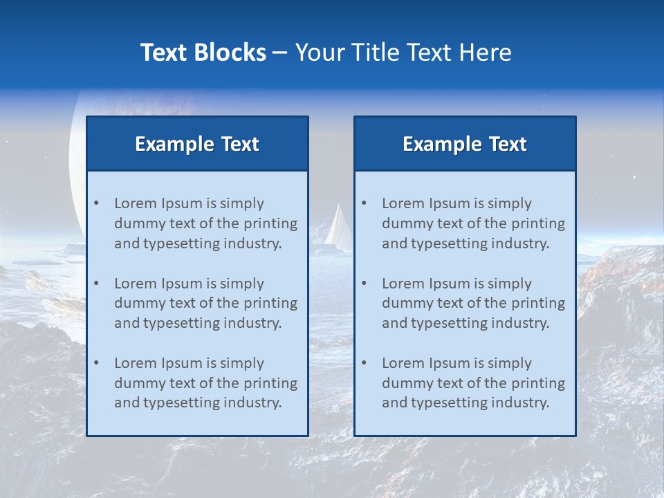 Planet Moons Digital PowerPoint Template