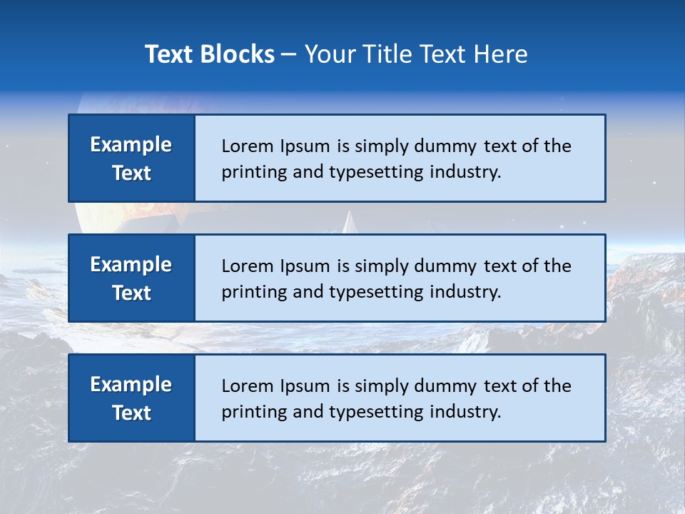 Planet Moons Digital PowerPoint Template