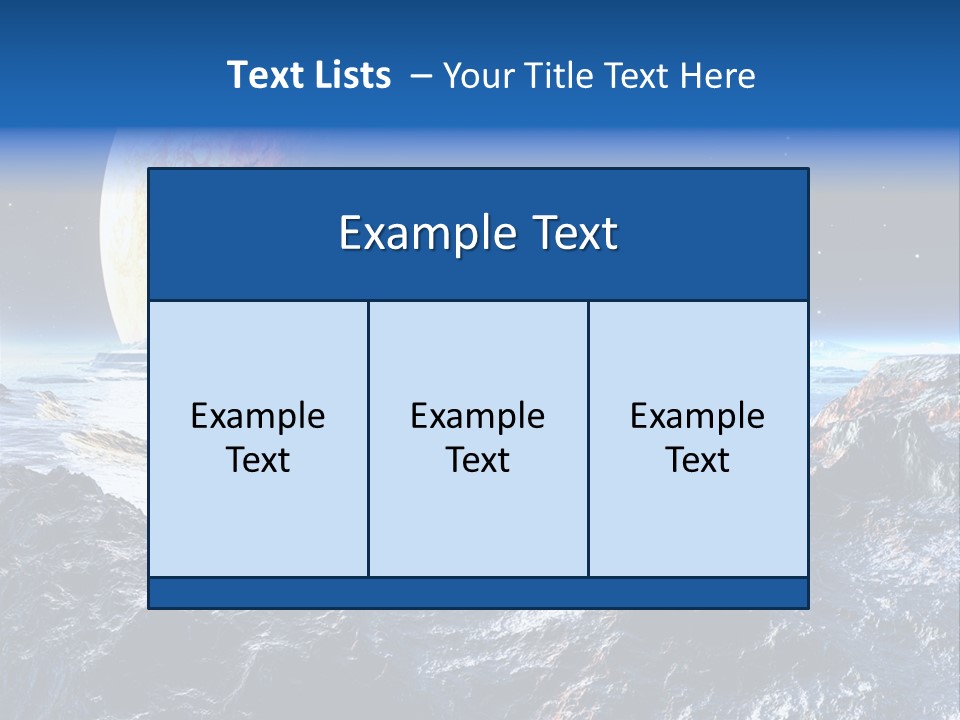 Planet Moons Digital PowerPoint Template