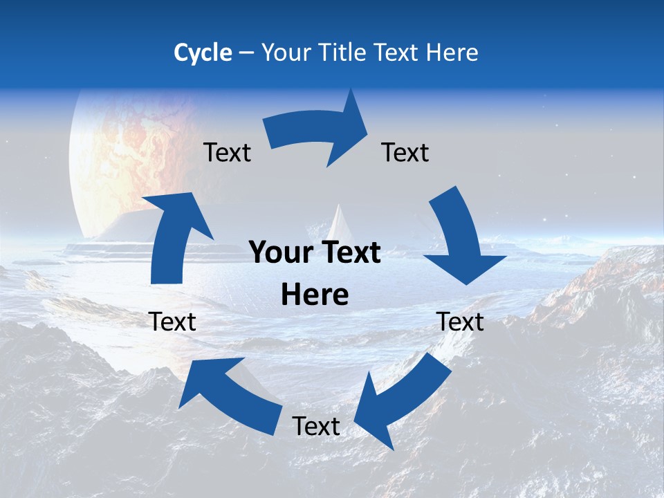 Planet Moons Digital PowerPoint Template