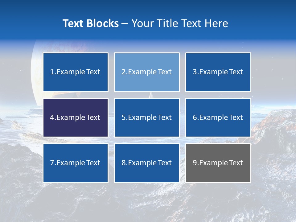 Planet Moons Digital PowerPoint Template
