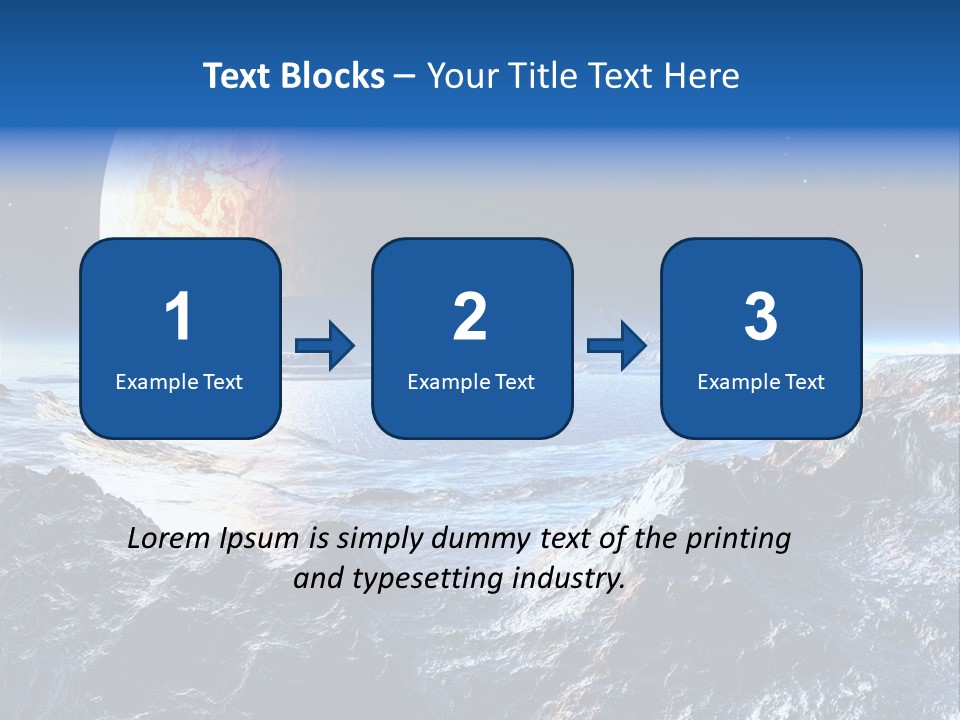 Planet Moons Digital PowerPoint Template