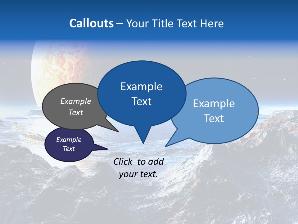 Planet Moons Digital PowerPoint Template