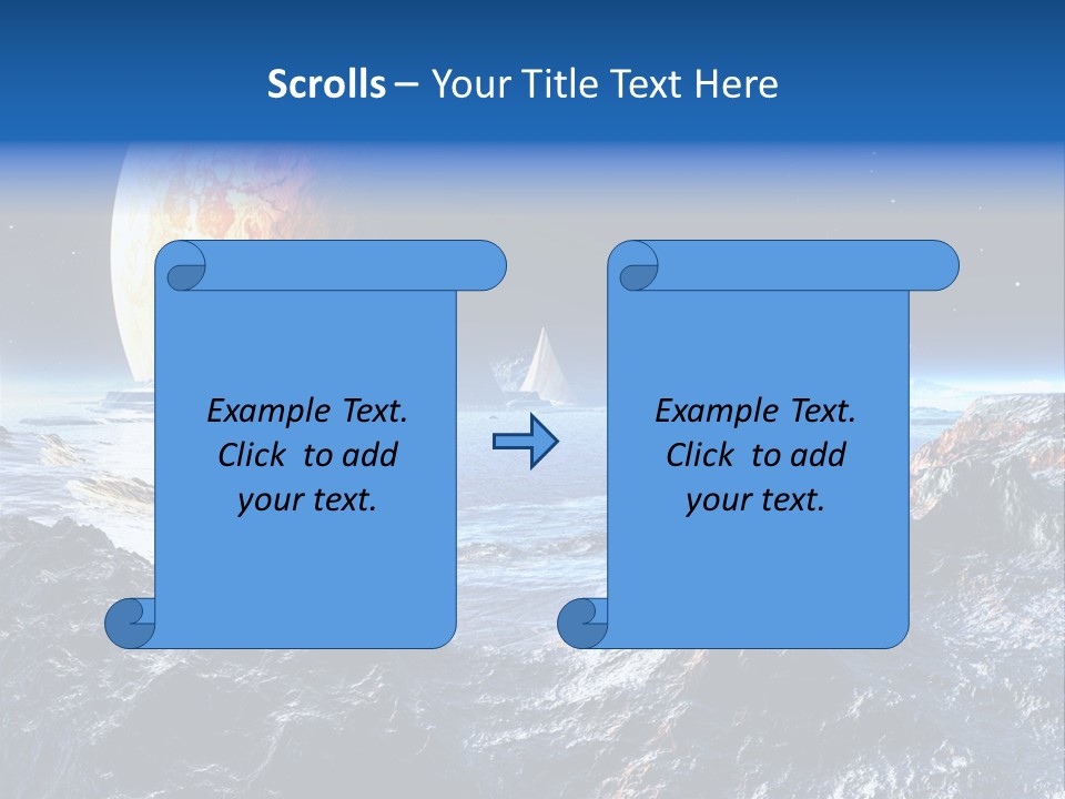 Planet Moons Digital PowerPoint Template