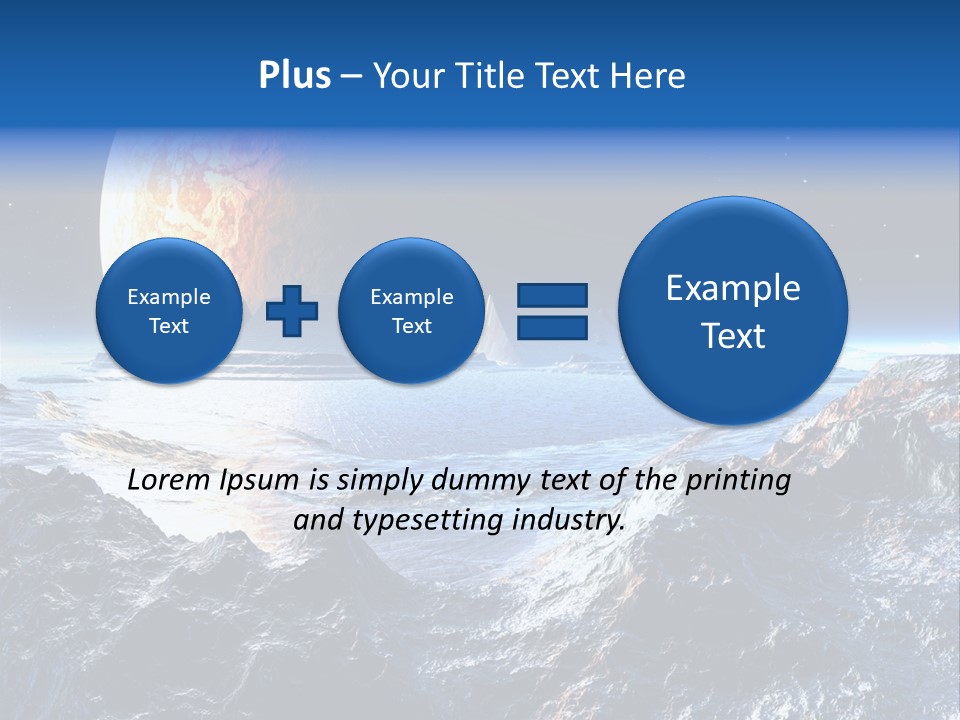 Planet Moons Digital PowerPoint Template
