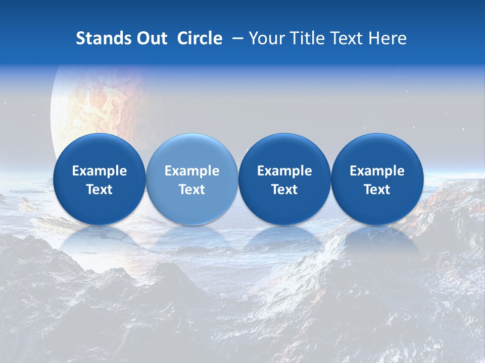 Planet Moons Digital PowerPoint Template