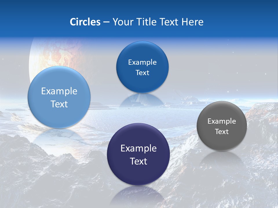 Planet Moons Digital PowerPoint Template