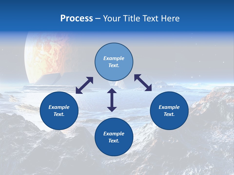 Planet Moons Digital PowerPoint Template