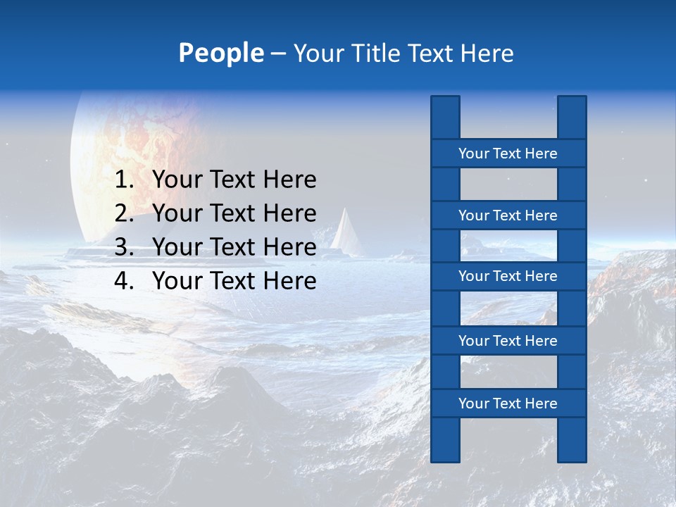 Planet Moons Digital PowerPoint Template