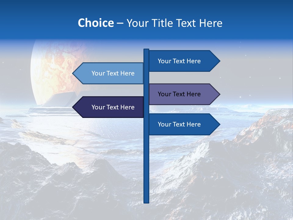 Planet Moons Digital PowerPoint Template