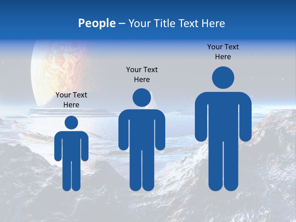 Planet Moons Digital PowerPoint Template