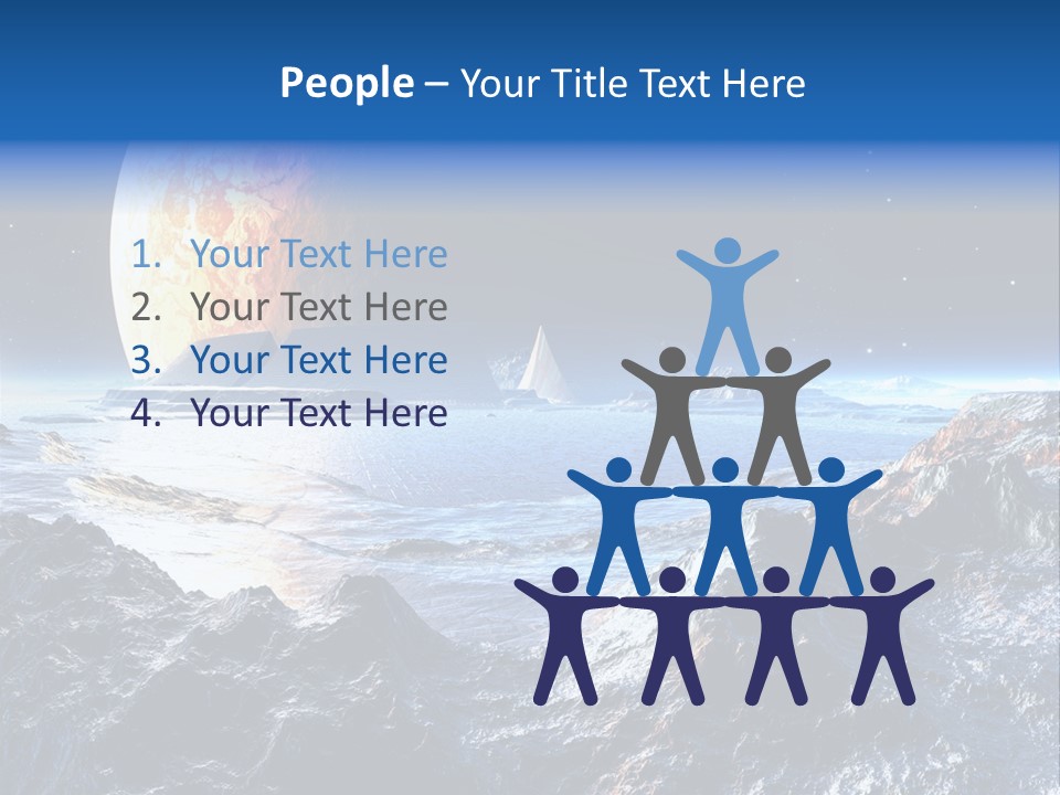 Planet Moons Digital PowerPoint Template