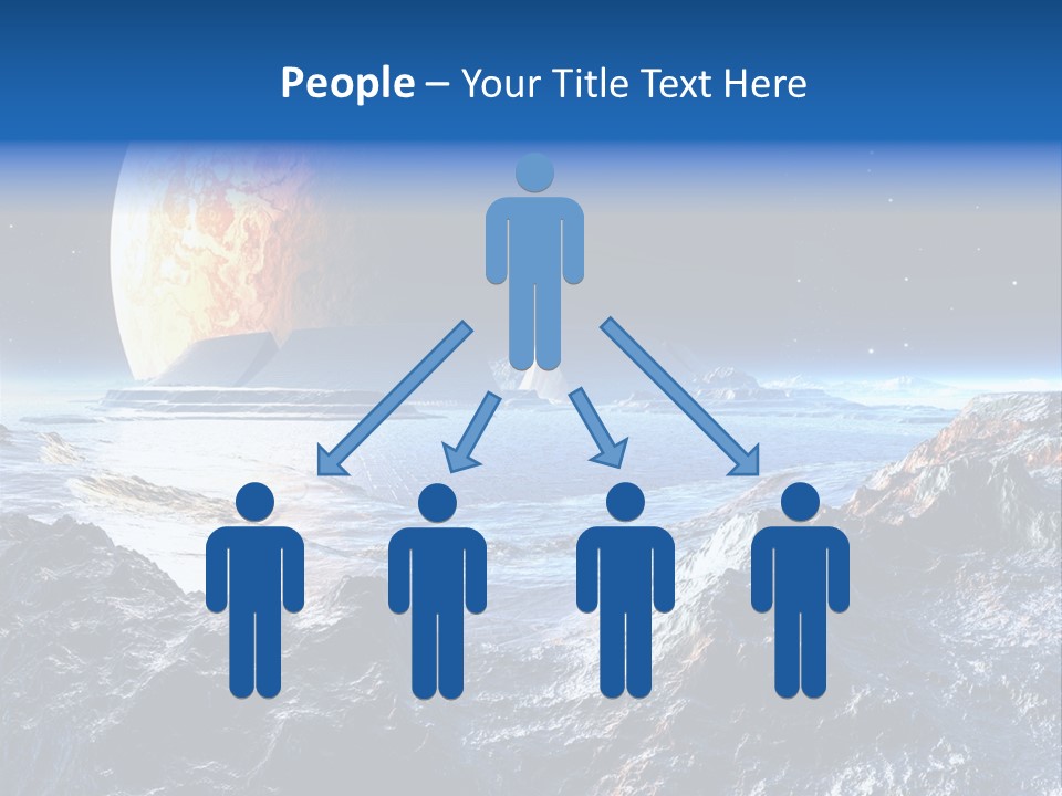 Planet Moons Digital PowerPoint Template