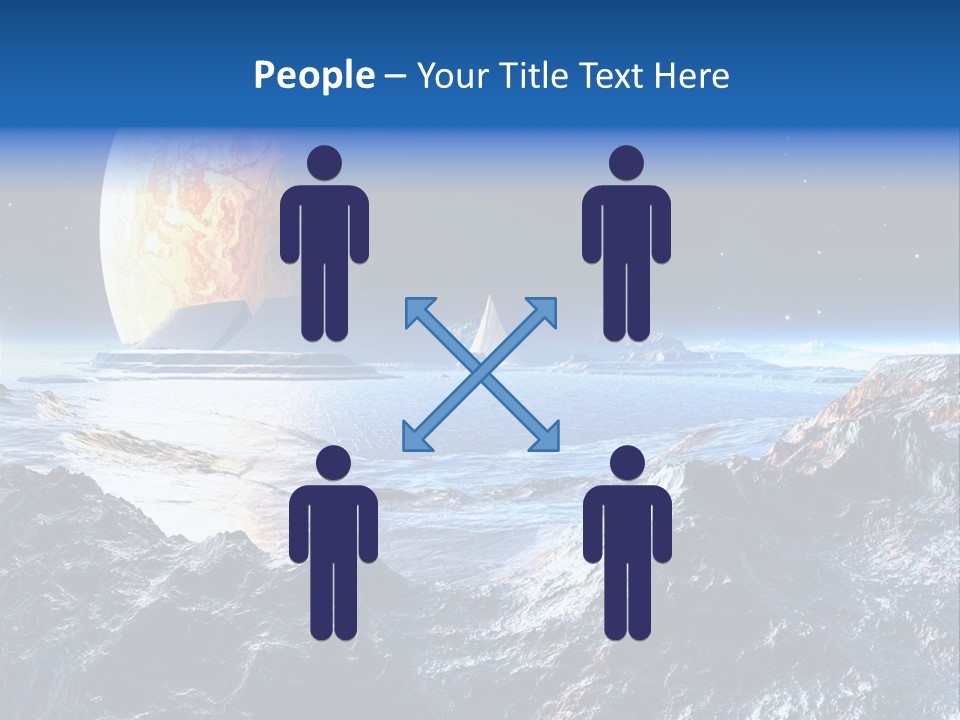 Planet Moons Digital PowerPoint Template