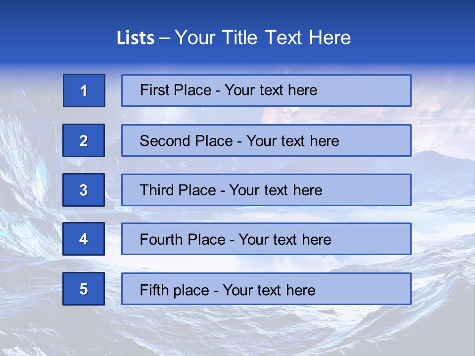 Scifi Chill Horizon PowerPoint Template