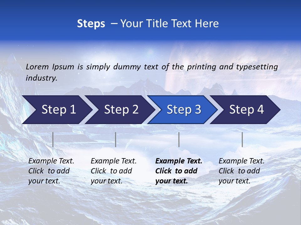 Scifi Chill Horizon PowerPoint Template