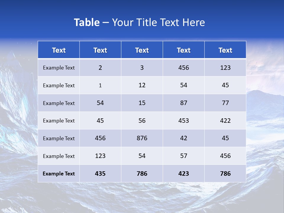 Scifi Chill Horizon PowerPoint Template