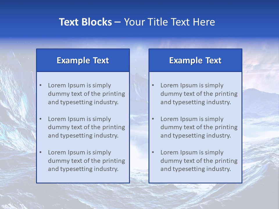 Scifi Chill Horizon PowerPoint Template