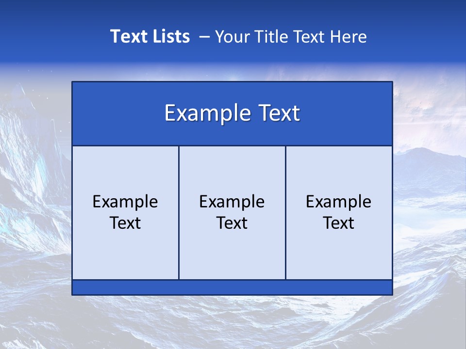 Scifi Chill Horizon PowerPoint Template