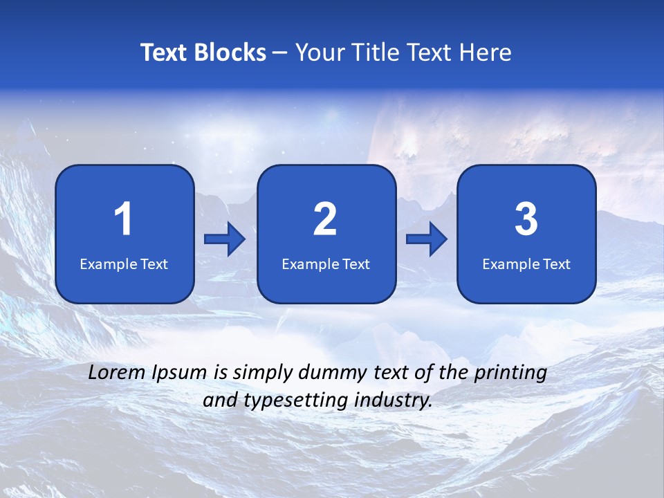 Scifi Chill Horizon PowerPoint Template