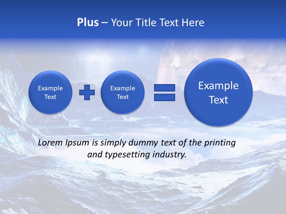 Scifi Chill Horizon PowerPoint Template