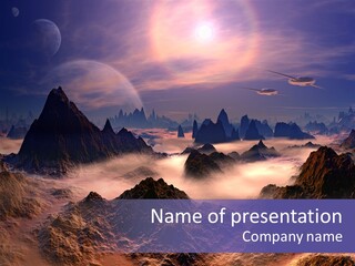 Travel Scifi Craft PowerPoint Template