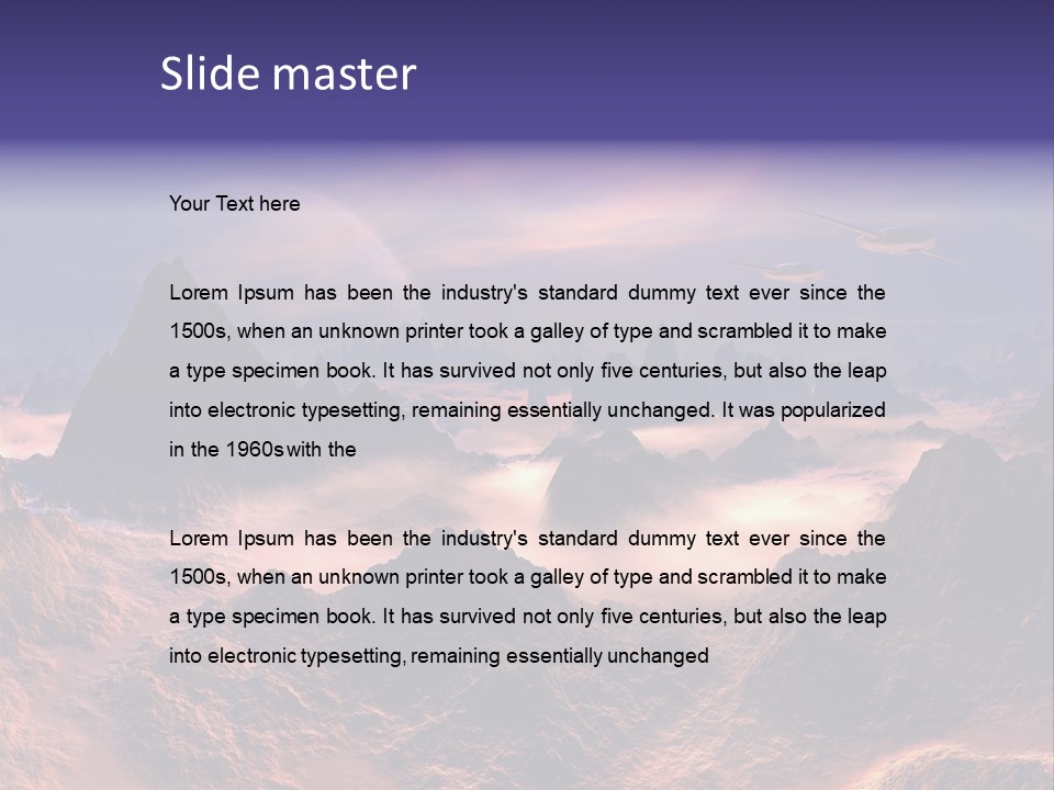 Travel Scifi Craft PowerPoint Template