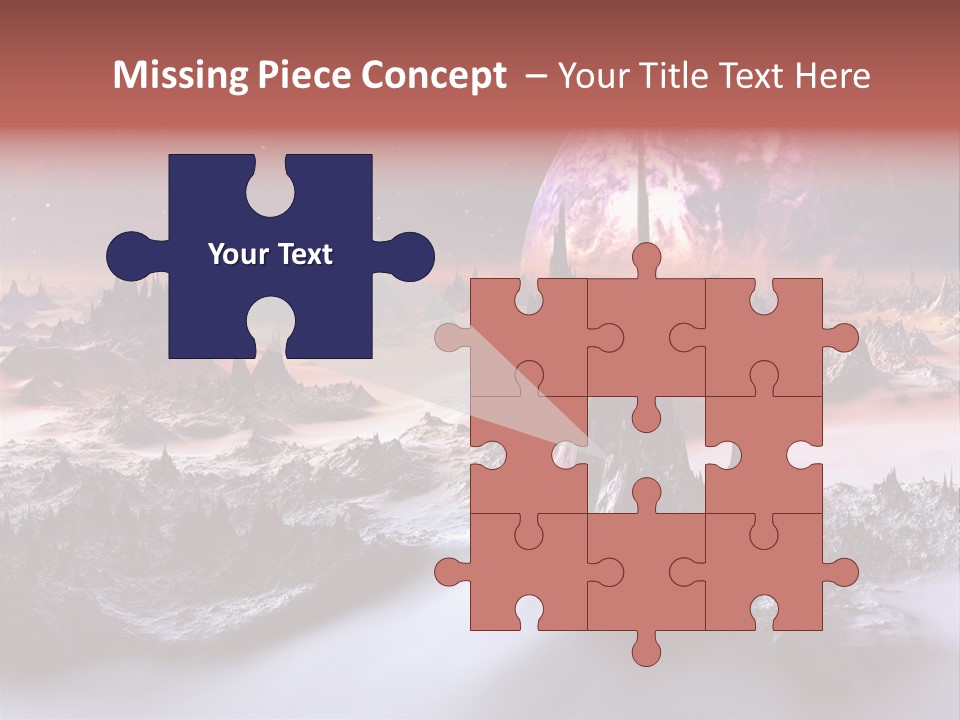 World Purple Cosmos PowerPoint Template