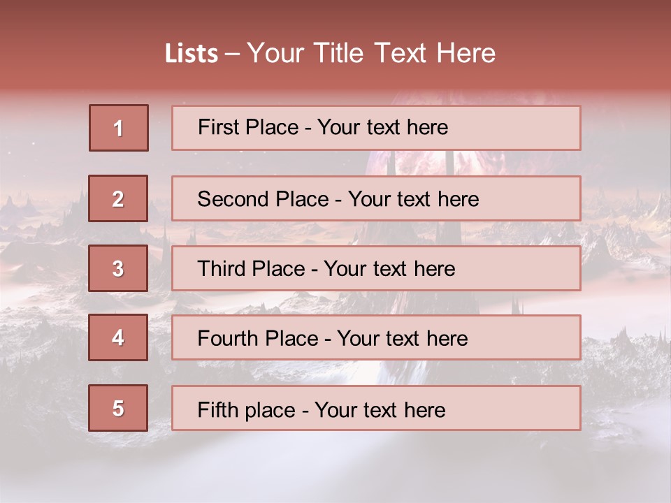 World Purple Cosmos PowerPoint Template