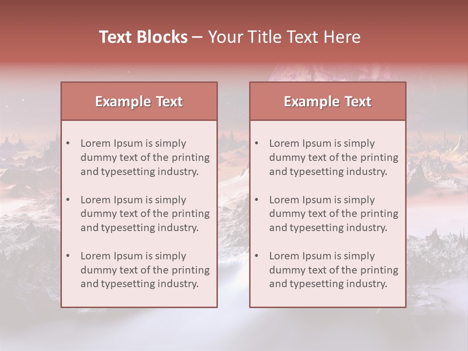 World Purple Cosmos PowerPoint Template