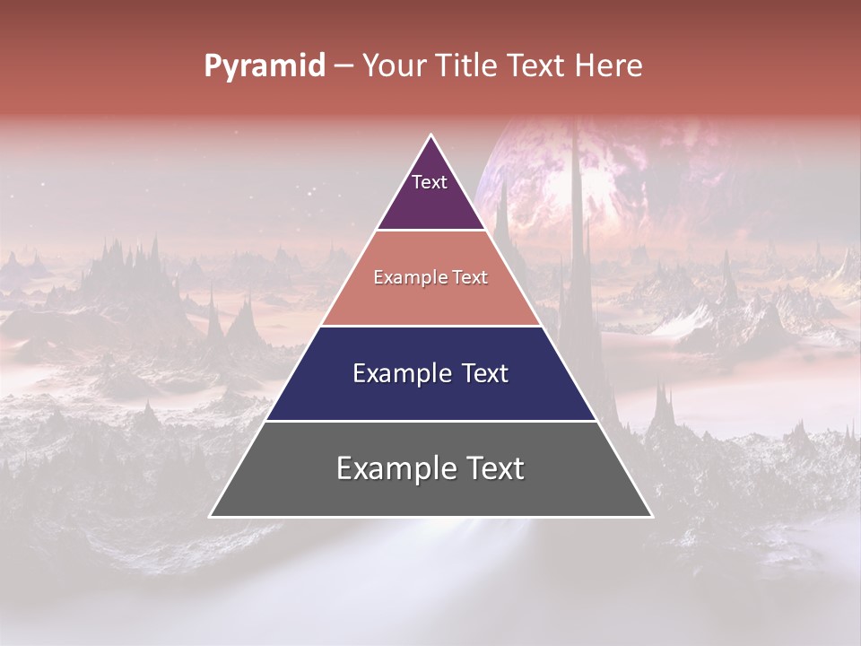 World Purple Cosmos PowerPoint Template