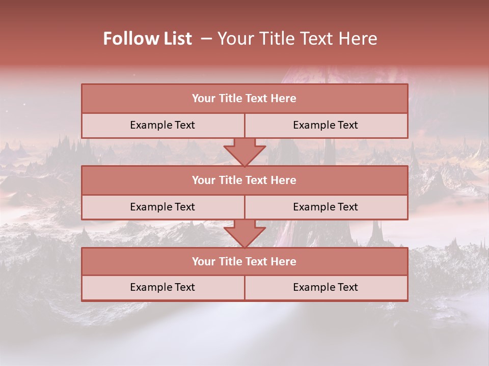 World Purple Cosmos PowerPoint Template