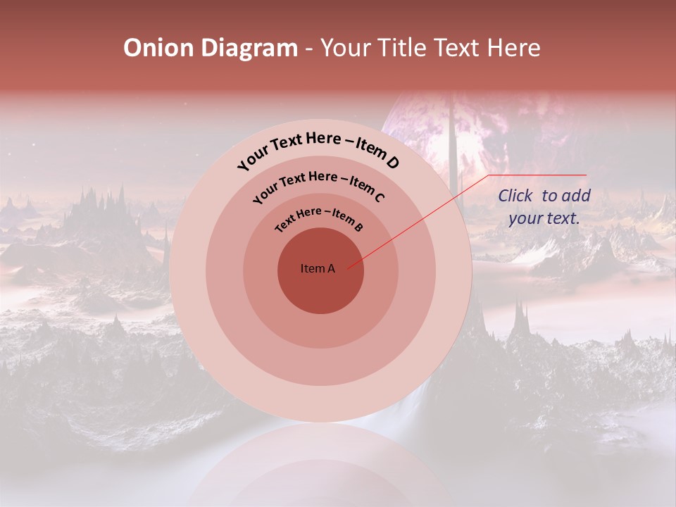 World Purple Cosmos PowerPoint Template