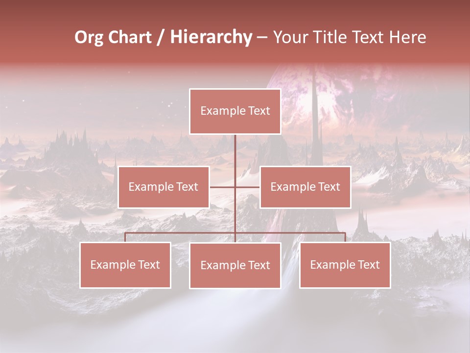 World Purple Cosmos PowerPoint Template