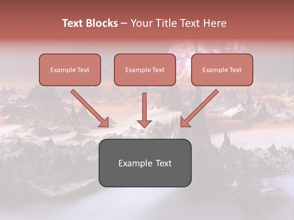 World Purple Cosmos PowerPoint Template
