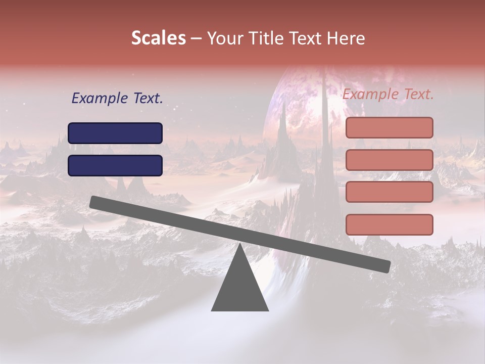 World Purple Cosmos PowerPoint Template
