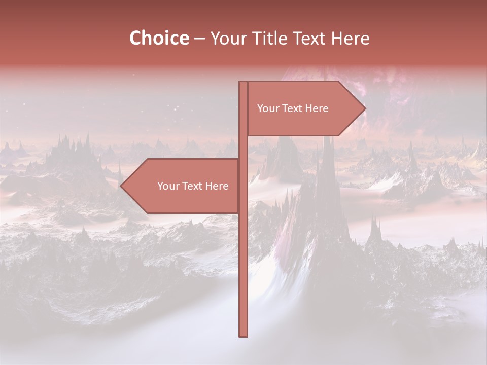 World Purple Cosmos PowerPoint Template