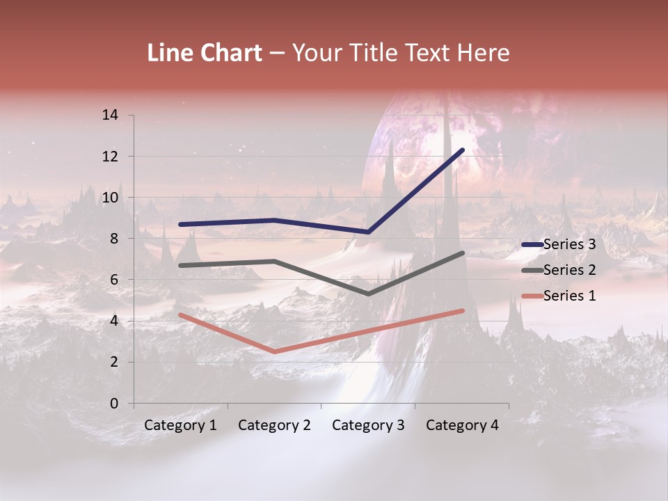 World Purple Cosmos PowerPoint Template